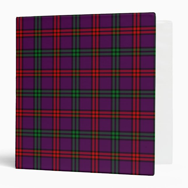 Scottish Clan Montgomery Tartan Plaid Binder (Front/Inside)
