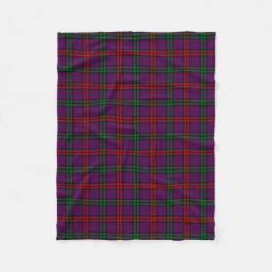 Scottish Clan Montgomery Tartan Plaid Fleece Blanket