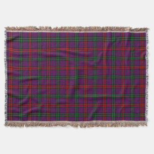 Scottish Clan Montgomery Tartan Plaid Throw Blanket