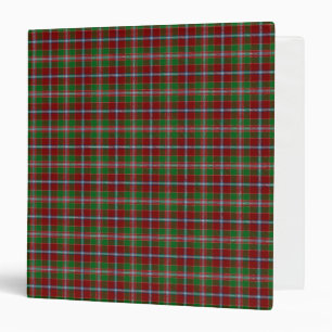 Scottish Clan Moray of Abercairny Tartan Plaid Binder