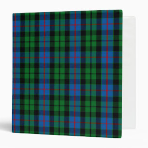 Scottish Clan Morrison Tartan Plaid Binder
