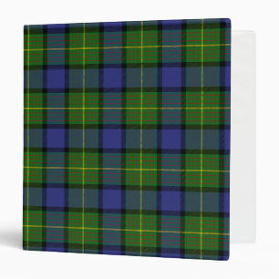 Scottish Clan Muir Tartan Plaid Binder