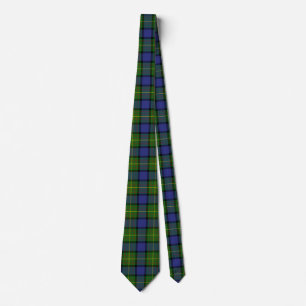 Scottish Clan Muir Tartan Plaid Tie