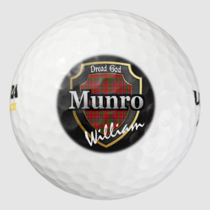 Scottish Clan Munro Personalize Your Name Golf Balls