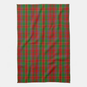 Scottish Clan Munro Tartan Plaid Kitchen Towel