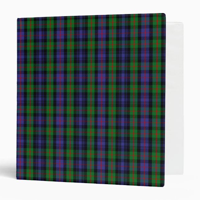 Scottish Clan Murray Tartan Plaid Binder (Front/Inside)
