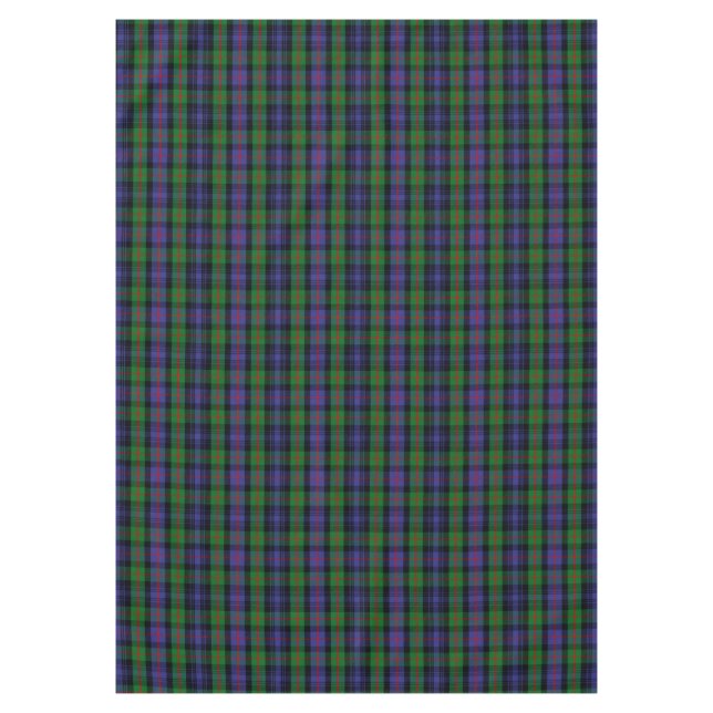 Scottish Clan Murray Tartan Plaid Tablecloth (Front)