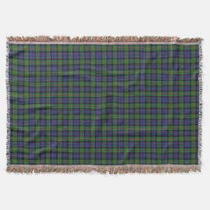 Scottish Clan Murray Tartan Throw Blanket