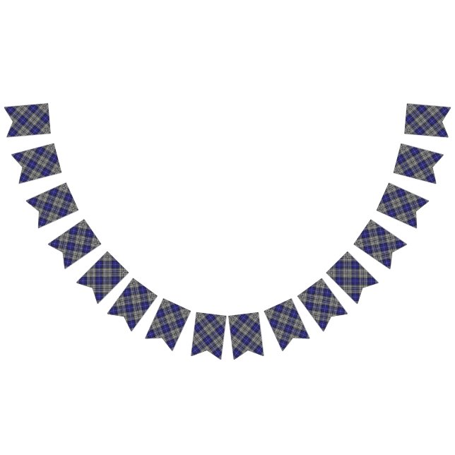 Scottish Clan Napier Tartan Bunting Flags (All)