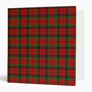 Scottish Clan Nicolson Tartan Plaid Binder