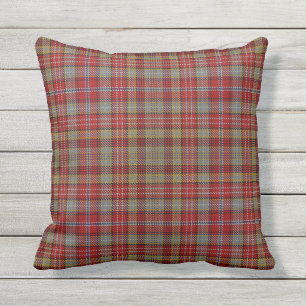 Scottish Clan Ogilvie Ogilvy Tartan Outdoor Pillow