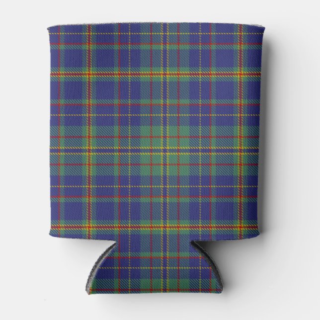 Scottish Clan Platt Tartan Plaid Can Cooler (Front)