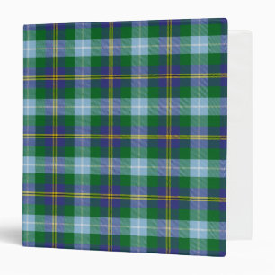 Scottish Clan Porteous Tartan Plaid Binder