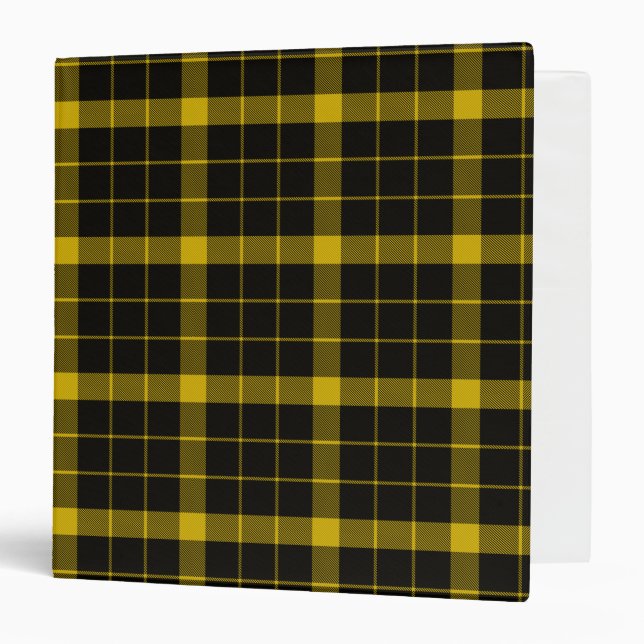 Scottish Clan Raeburn Tartan Plaid Binder (Front/Inside)