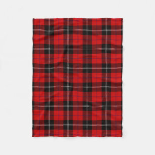 Scottish Clan Ramsay Tartan Plaid Fleece Blanket