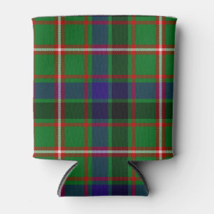 Scottish Clan Reid Tartan Plaid Can Cooler