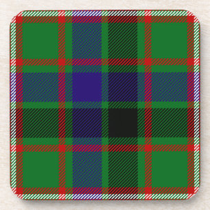 Scottish Clan Reid Tartan Plaid Coaster