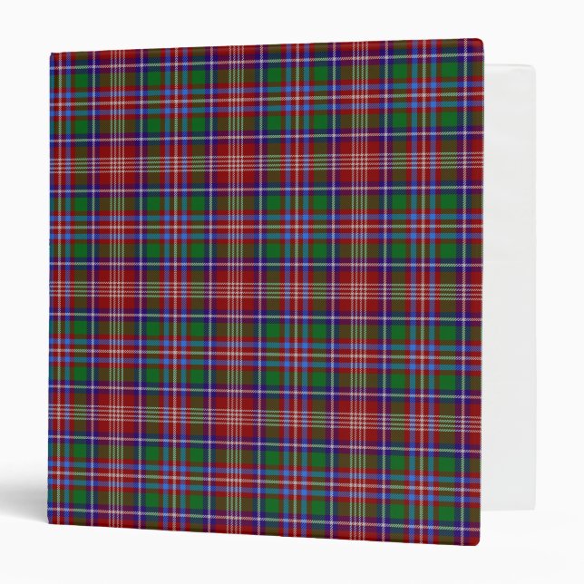 Scottish Clan Ritchie Tartan Plaid Binder (Front/Inside)