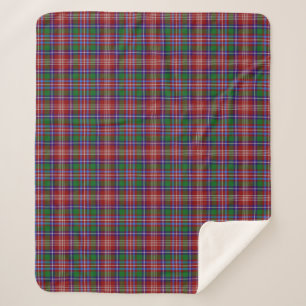 Scottish Clan Ritchie Tartan Plaid Sherpa Blanket