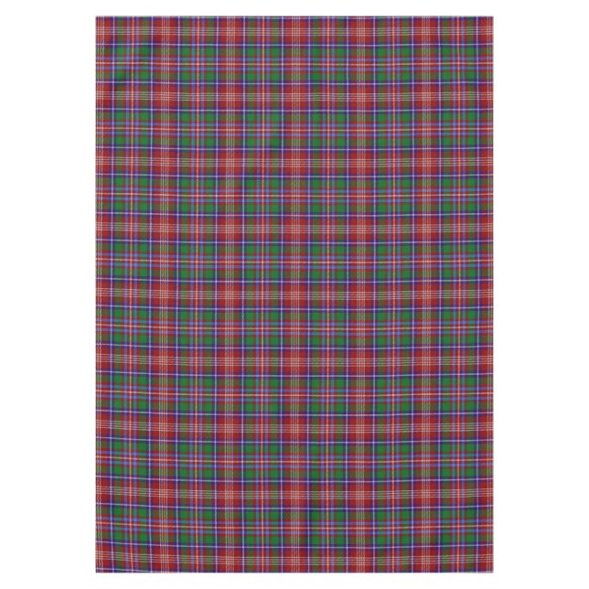 Scottish Clan Ritchie Tartan Plaid Tablecloth (Front)