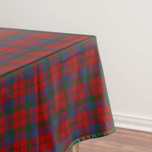 Scottish Clan Robertson Donnachaidh Tartan Tablecloth (In Situ)