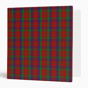 Scottish Clan Robertson Tartan Plaid Binder