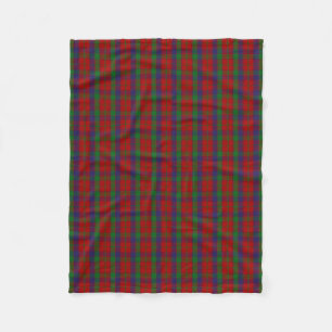 Scottish Clan Robertson Tartan Plaid Fleece Blanket