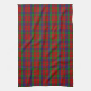 Scottish Clan Robertson Tartan Plaid Kitchen Towel