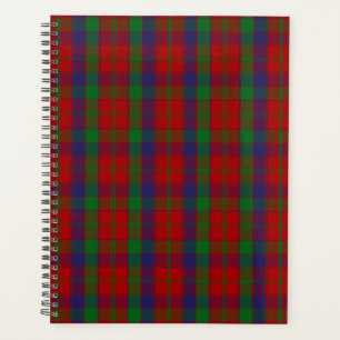 Scottish Clan Robertson Tartan Plaid Planner