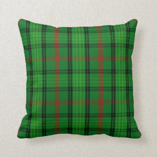 Scottish Clan Ross Tartan Plaid Throw Pillow