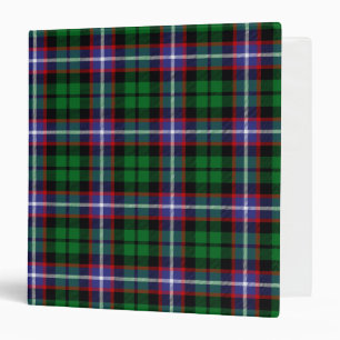Scottish Clan Russell Tartan Plaid Binder