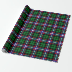 Scottish Clan Russell Tartan Plaid Wrapping Paper