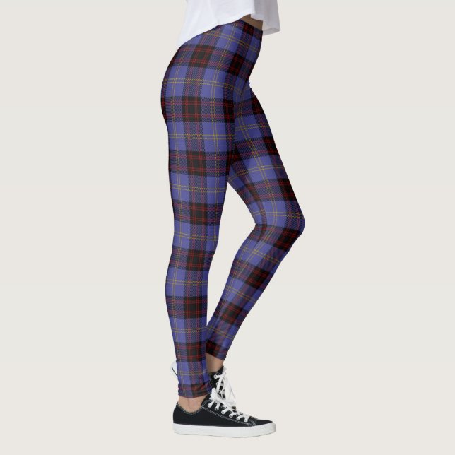 Scottish Clan Rutherford Tartan Leggings (Right)