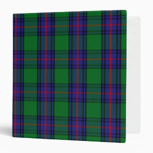 Scottish Clan Shaw Tartan Plaid Binder