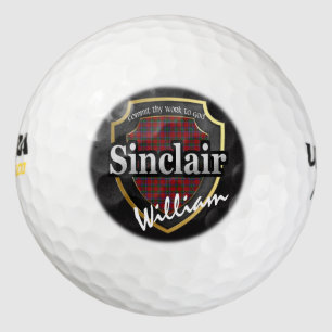 Scottish Clan Sinclair Personalize Your Name Golf Balls