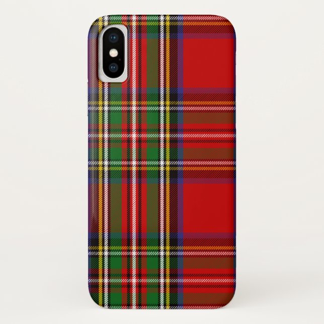 Scottish Clan Stewart Tartan Plaid Case-Mate iPhone Case (Back)