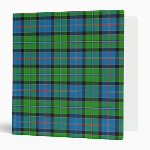 Scottish Clan Stirling Tartan Plaid Binder