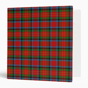 Scottish Clan Sturrock Tartan Plaid Binder