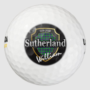 Scottish Clan Sutherland Personalize Your Name Golf Balls