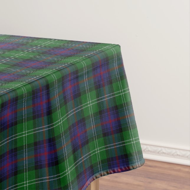 Scottish Clan Sutherland Tartan Tablecloth (In Situ)