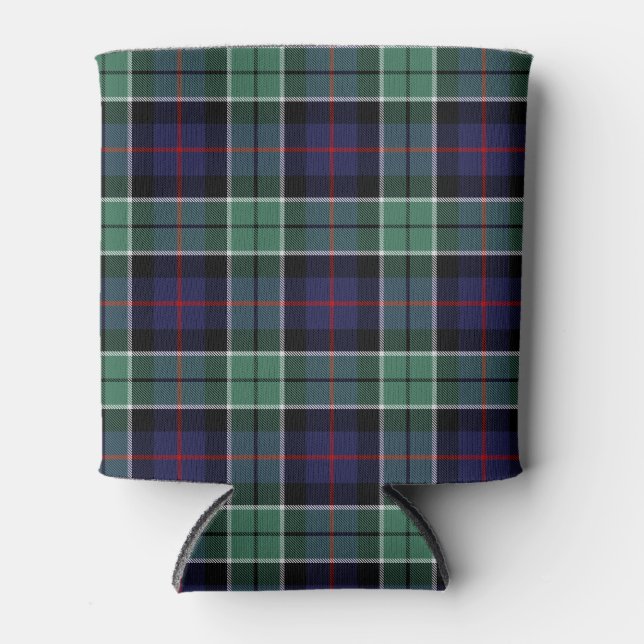 Scottish Clan Syme Tartan Plaid Can Cooler (Front)