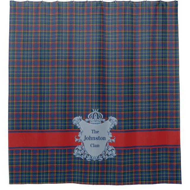 Scottish Clan Tartan Plaid, Name and Crest (Front)