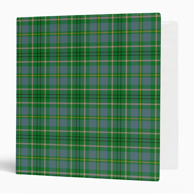 Scottish Clan Taylor Tartan Plaid Binder (Front/Inside)