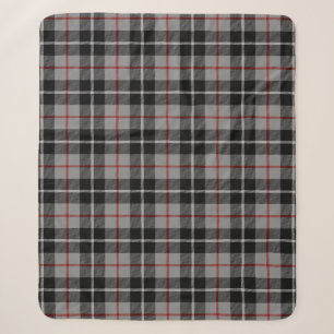 Scottish Clan Thompson Tartan Plaid Sherpa Blanket