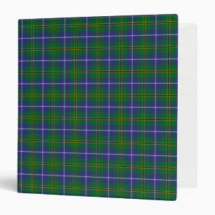 Scottish Clan Turnbull Hunting Tartan Plaid Binder