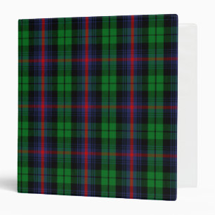 Scottish Clan Urquhart Tartan Plaid Binder