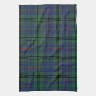 Scottish Clan Walker Tartan Plaid Kitchen Towel