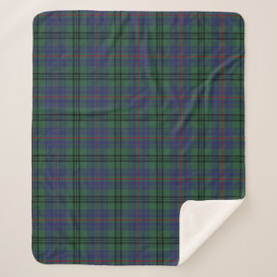 Scottish Clan Walker Tartan Plaid Sherpa Blanket
