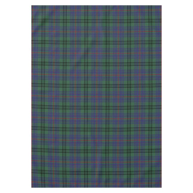 Scottish Clan Walker Tartan Plaid Tablecloth (Front)