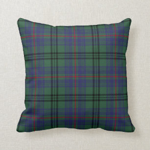 Scottish Clan Walker Tartan Plaid Throw Pillow